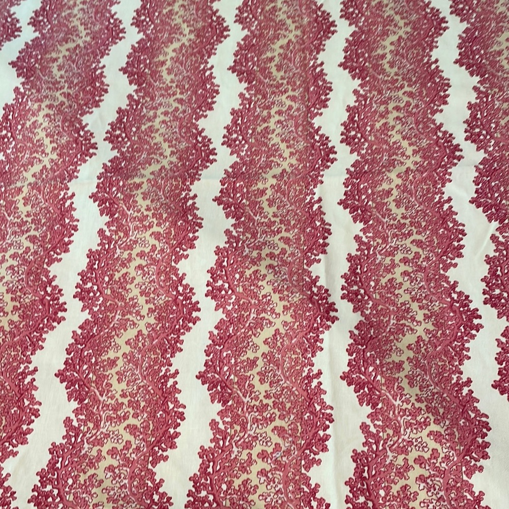 Beautiful Home Decor Fabric Yardage Remnants Cotton Stripe